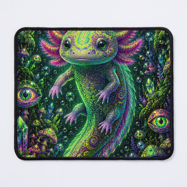 Item preview, Celestial Neon Axolotl designed and sold by ITSimagination.