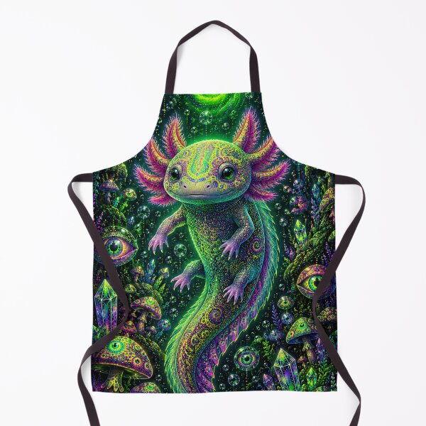 Item preview, Celestial Neon Axolotl designed and sold by ITSimagination.