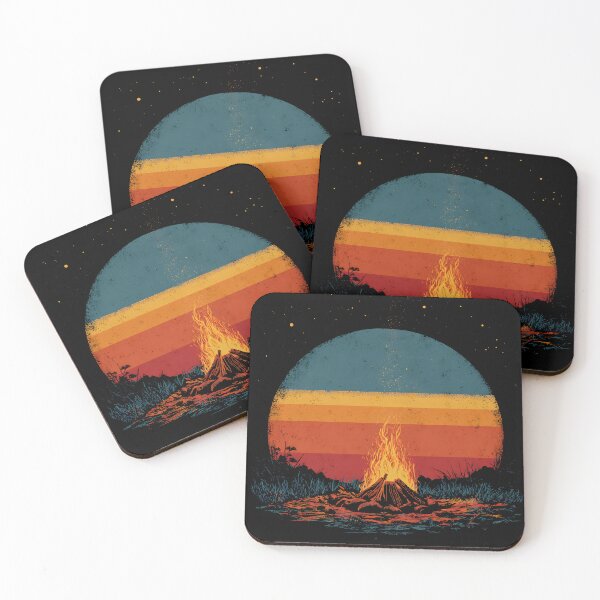 Item preview, retro style bonfire designed and sold by northern T.
