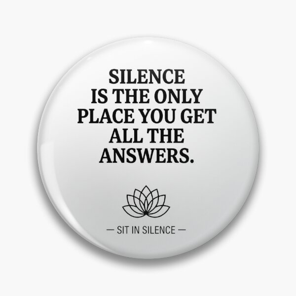Item preview, Silence Is The Only Place.  designed and sold by SitInSilence24.