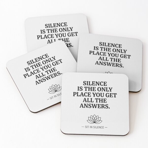 Item preview, Silence Is The Only Place.  designed and sold by SitInSilence24.