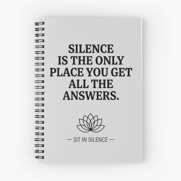 Item preview, Silence Is The Only Place.  designed and sold by SitInSilence24.