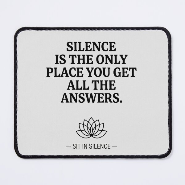 Item preview, Silence Is The Only Place. designed and sold by SitInSilence24.