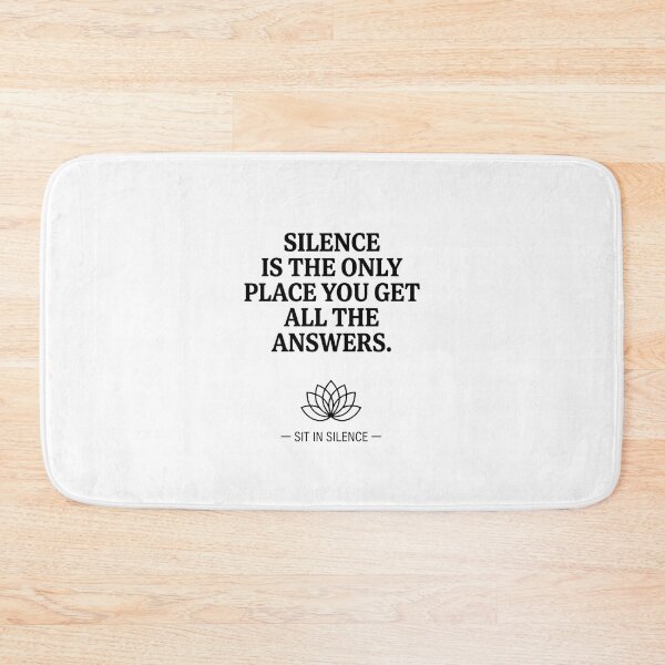 Item preview, Silence Is The Only Place.  designed and sold by SitInSilence24.