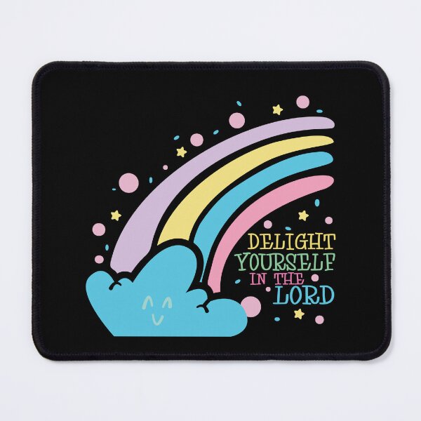 Item preview, Delight Yourself in the Lord – Christian Joy and Faith designed and sold by Verse & Vibes.
