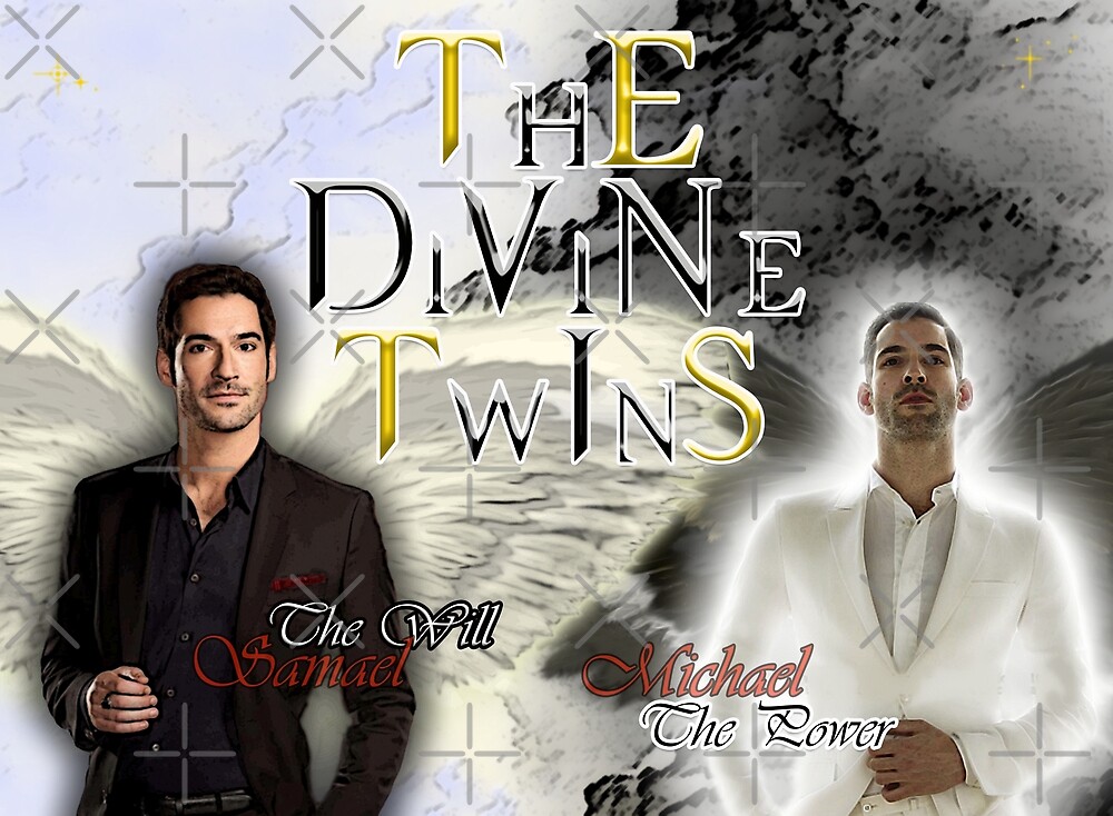 "The Divine Twins Michael and Samael (Lucifer)" by Skydevil1985