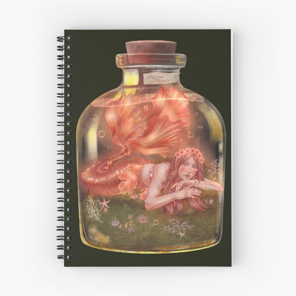 Item preview, A flower mermaid in a jar designed and sold by Lunetcrafts.