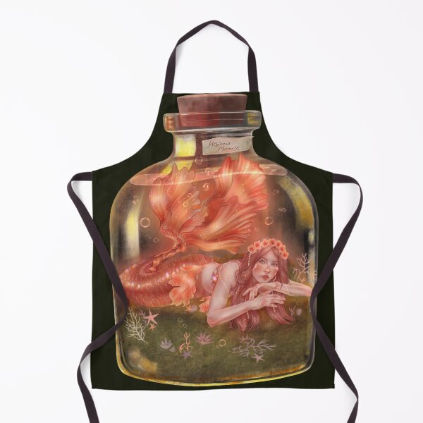 Item preview, A flower mermaid in a jar designed and sold by Lunetcrafts.