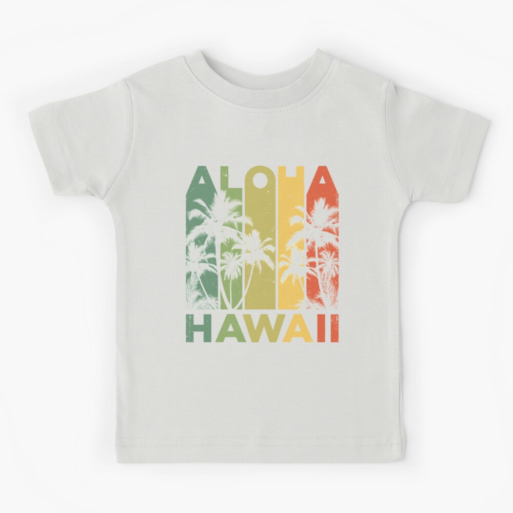 Aloha Hawaii Hawaiian Island T shirt Vintage 1980s Throwback Retro Gifts  Tees Men Women Kids Essential T-Shirt for Sale by LiqueGifts