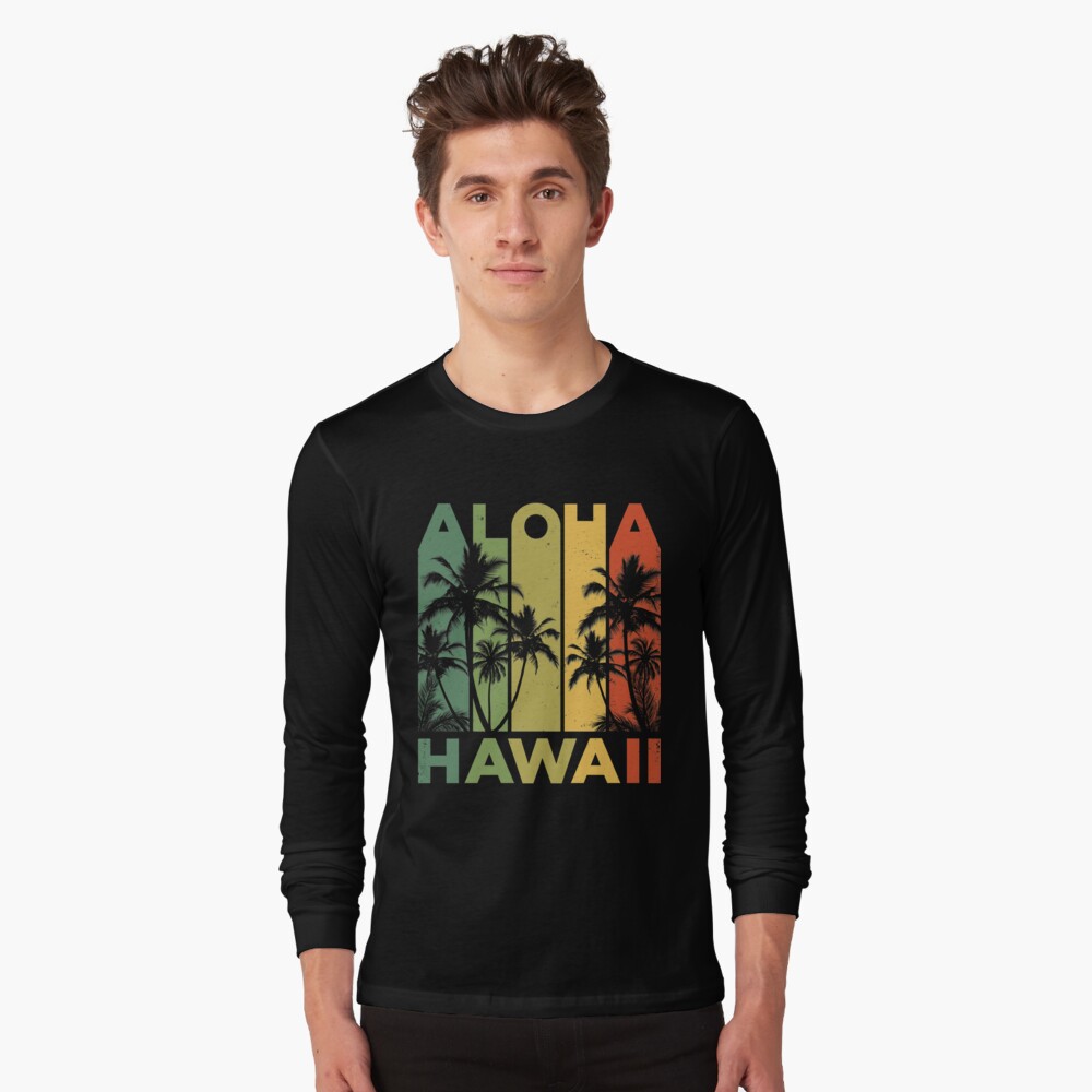 Aloha Hawaii Hawaiian Island T shirt Vintage 1980s Throwback Retro Gifts  Tees Men Women Kids Essential T-Shirt for Sale by LiqueGifts