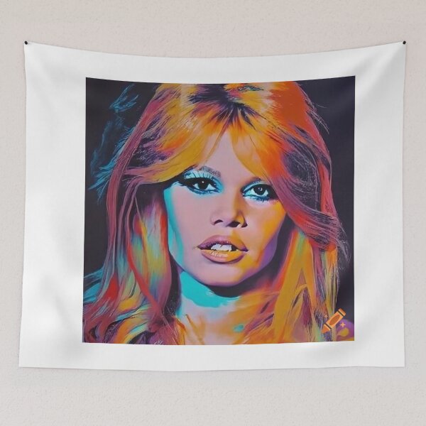 Item preview, Pop Art Portrait - Female Face Vibrant Colors Edition designed and sold by AnimeShin.