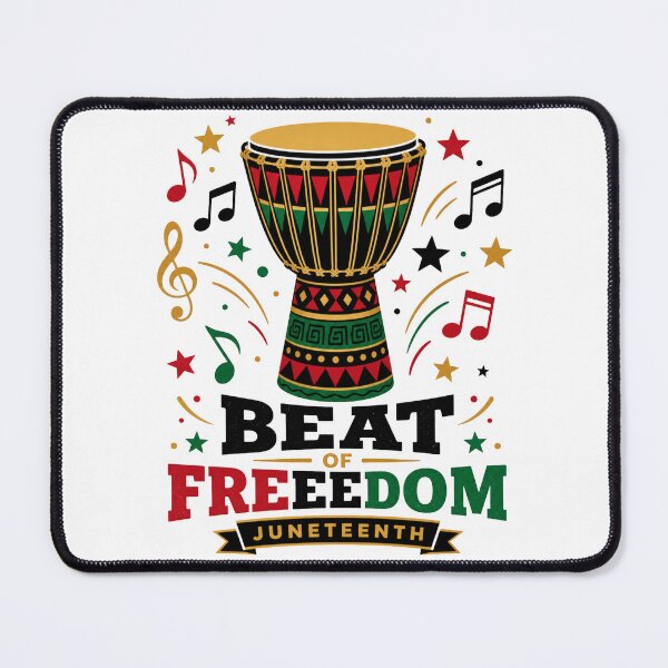 Item preview, Beat of Freedom Juneteenth African Drum Music Art designed and sold by PlushFutura.