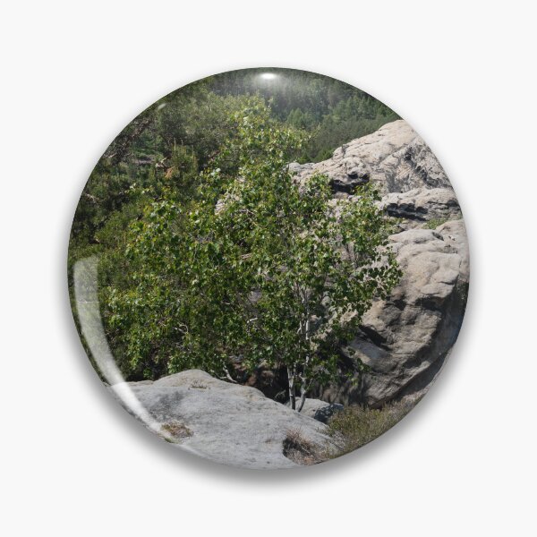Item preview, Wooded countryside and sandstone cliffs in Saxony designed and sold by Heidemüllerin.