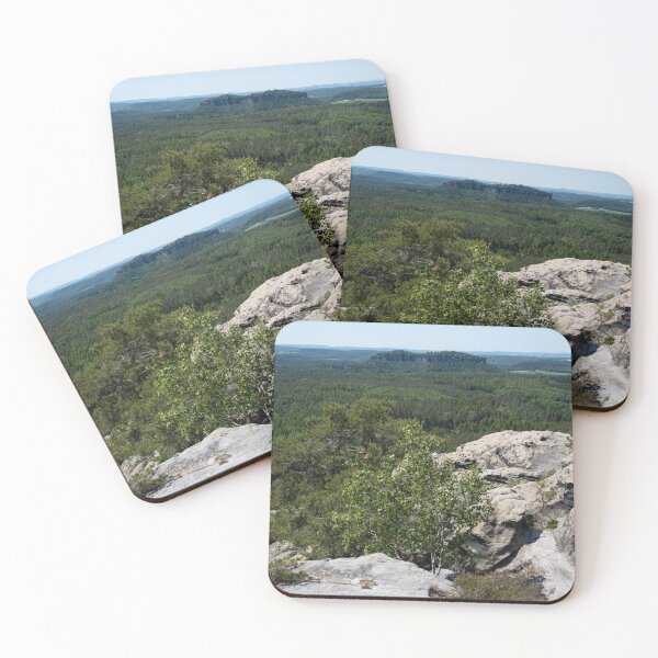 Item preview, Wooded countryside and sandstone cliffs in Saxony designed and sold by Heidemüllerin.