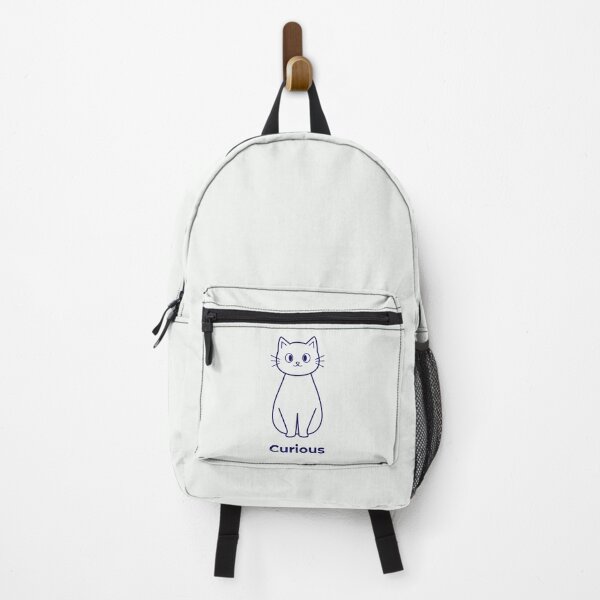 Artikelvorschau, Minimalistisches, neugieriges Katzen-Linienbild im Kawaii-Kätzchen-Stil entworfen und verkauft von ShaderShirts.