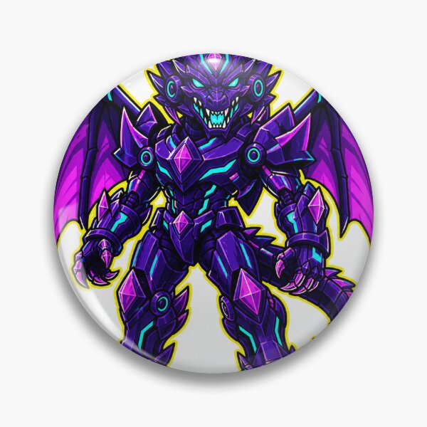 Item preview, Neon Cyberpunk Purple Dragon Warrior Crystal designed and sold by Idans.
