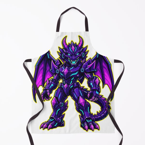 Item preview, Neon Cyberpunk Purple Dragon Warrior Crystal designed and sold by Idans.