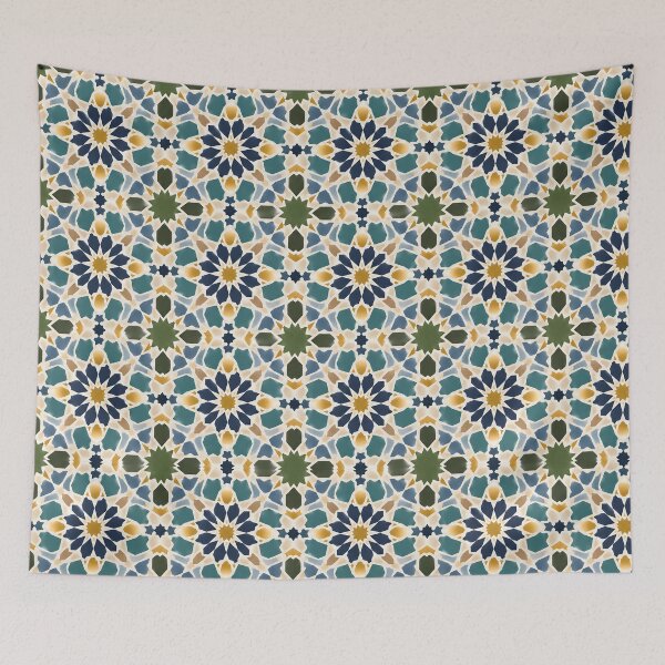 Item preview, Mediterranean Mosaic Harmony Pattern designed and sold by blankTeeShirt.