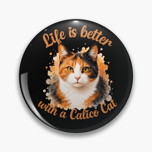 Item preview, Life Is Better With a Calico Cat – Cute Calico Cat Lover Shirt designed and sold by Wild Pixel Studio.