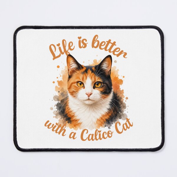 Item preview, Life Is Better With a Calico Cat – Cute Calico Cat Lover Shirt designed and sold by Wild Pixel Studio.