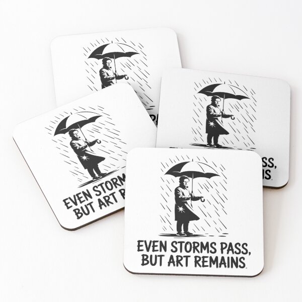 Item preview, Banksy - Even storms pass, but art remains designed and sold by 123ks.