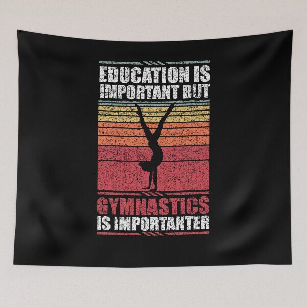 Item preview, Education Is Important But Gymnastics Is Importanter designed and sold by GabbyKash.