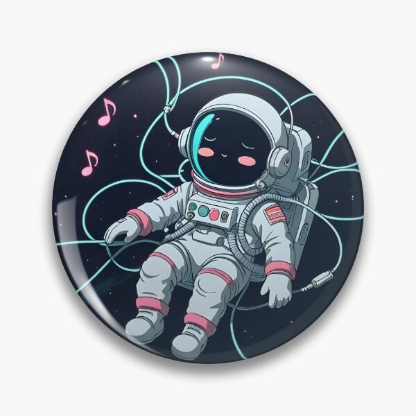 Item preview, Astronaut Floating in Music designed and sold by MAWOdesign.