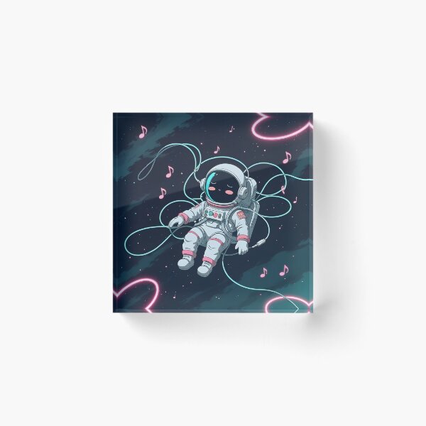 Item preview, Astronaut Floating in Music designed and sold by MAWOdesign.