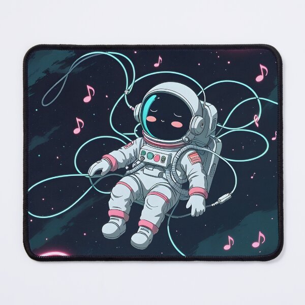 Item preview, Astronaut Floating in Music designed and sold by MAWOdesign.