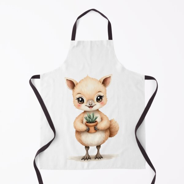 Item preview, Cute Baby Emu Holding a Succulent Plant designed and sold by Passionread.