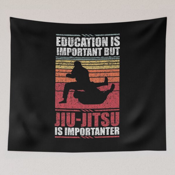 Item preview, Education Is Important But Jiu-Jitsu Is Importanter designed and sold by GabbyKash.