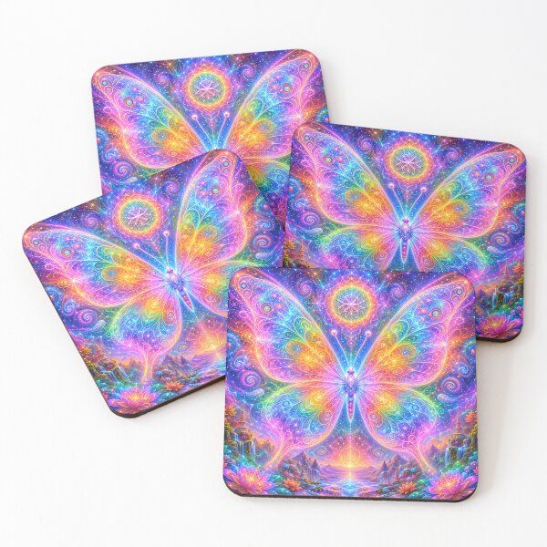 Item preview, Butterfly Spirit – Cosmic Neon Wings designed and sold by RH Design Lab.