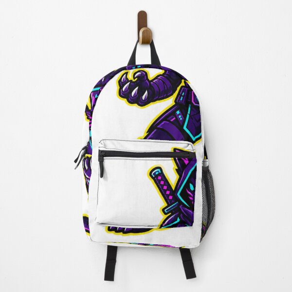 Item preview, Neon Cyberpunk Cat Ninja Warrior Purple designed and sold by Idans.