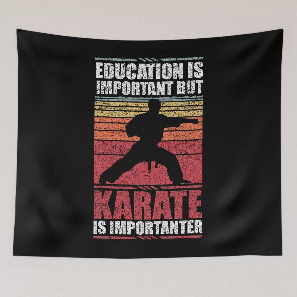 Item preview, Education Is Important But Karate Is Importanter designed and sold by GabbyKash.