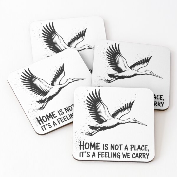 Item preview, Home is not a place, but a feeling we carry designed and sold by 123ks.