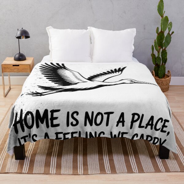 Item preview, Home is not a place, but a feeling we carry designed and sold by 123ks.