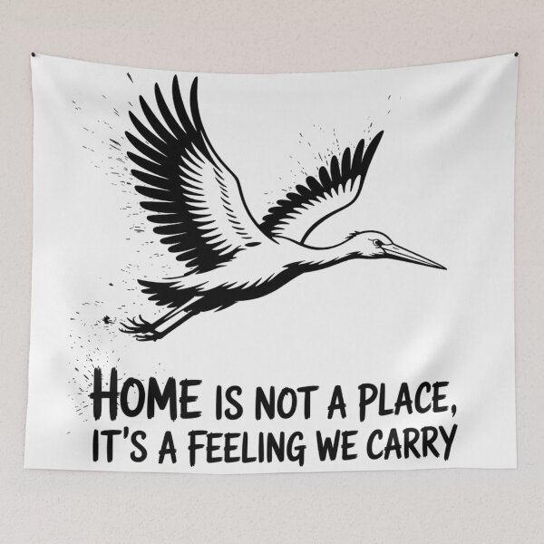 Item preview, Home is not a place, but a feeling we carry designed and sold by 123ks.