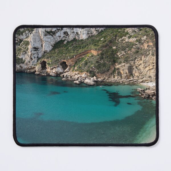 Item preview, A calm beach with clear water and cliffs, Granadella designed and sold by Adriana Mueller.