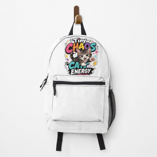 Item preview, Tiny Chaos Cat Energy Funny Meme Design designed and sold by ArtsyExplorer.
