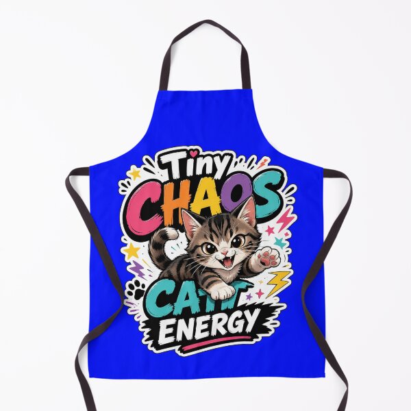 Item preview, Tiny Chaos Cat Energy Funny Meme Design designed and sold by ArtsyExplorer.