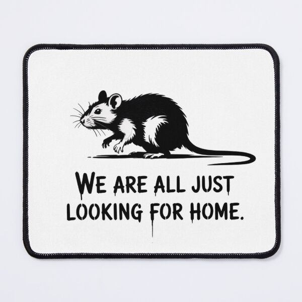 Item preview, Banksy Rat - We are all just looking for home. designed and sold by 123ks.