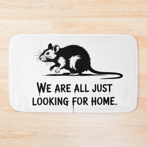 Item preview, Banksy Rat - We are all just looking for home. designed and sold by 123ks.