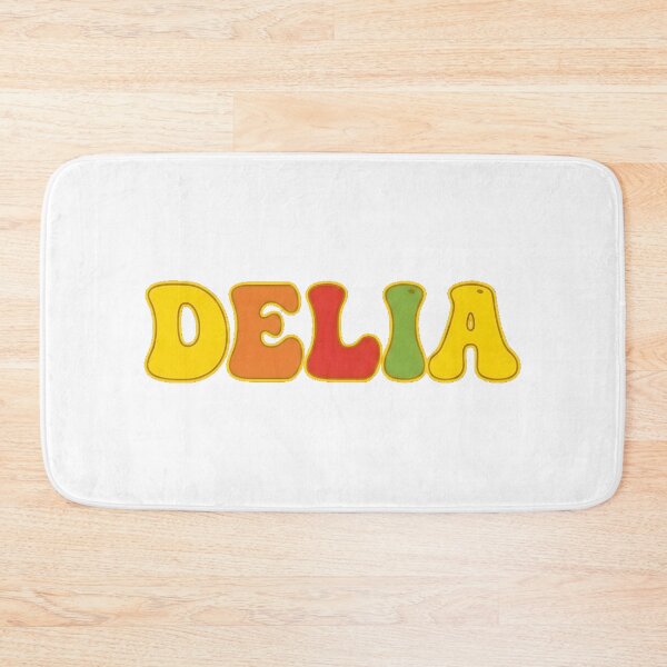 Item preview, ❤️ Delia Personalized Name Wavy Retro Shirt, Coffee Mug, Sticker Gift designed and sold by HelixPedia.