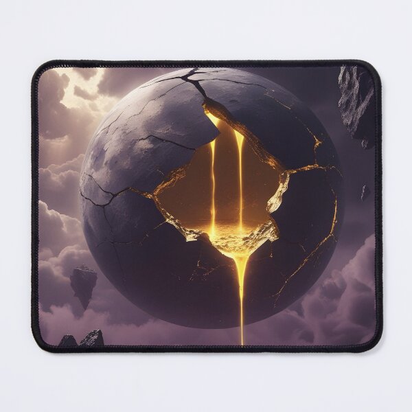 Item preview, Cracked Planet Golden Core designed and sold by MAWOdesign.