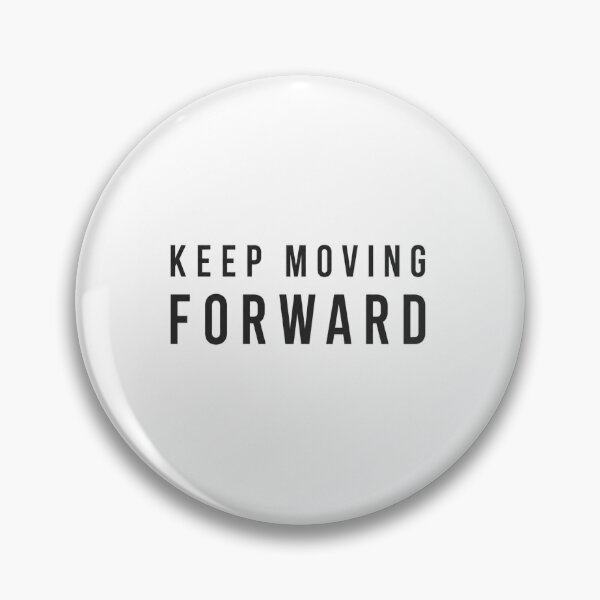 Item preview, Keep Moving Forward Minimal Typography Print designed and sold by Grayform.