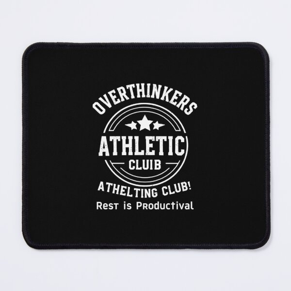 Item preview, Overthinkers Athletic Club Vintage T-Shirt Design designed and sold by artlife4.