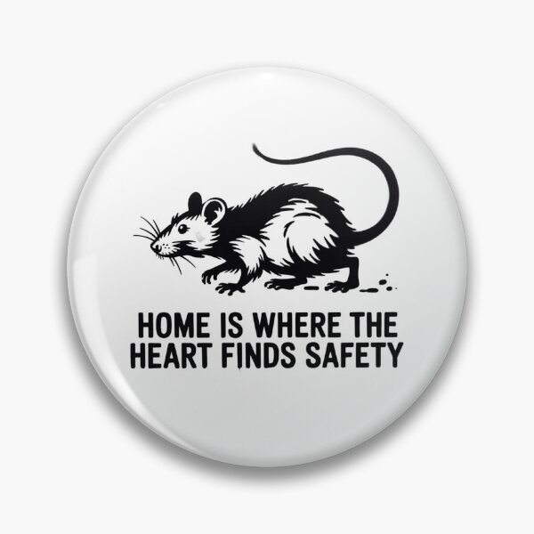 Item preview, Banksy Rat - Home is where the heart finds safety designed and sold by 123ks.