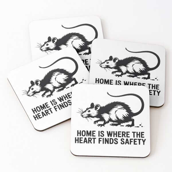 Item preview, Banksy Rat - Home is where the heart finds safety designed and sold by 123ks.