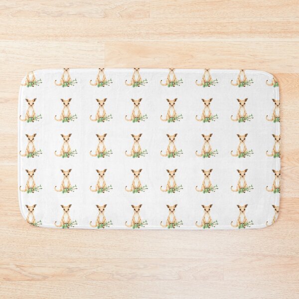 Item preview, Cute Baby Kangaroo Holding Eucalyptus Branch designed and sold by Passionread.