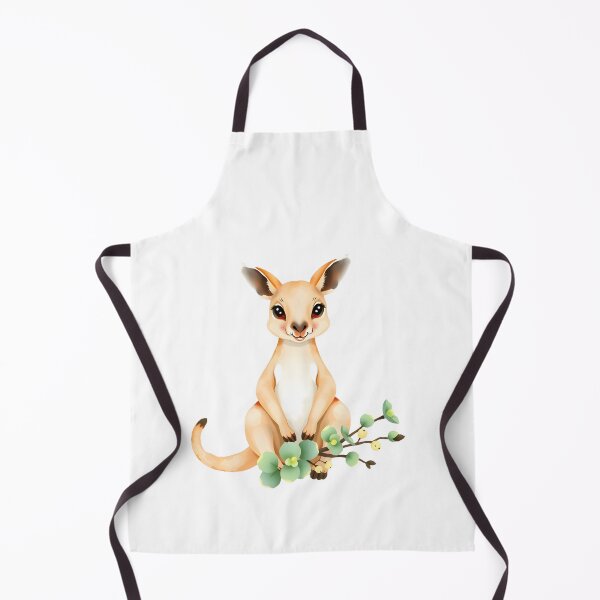 Item preview, Cute Baby Kangaroo Holding Eucalyptus Branch designed and sold by Passionread.